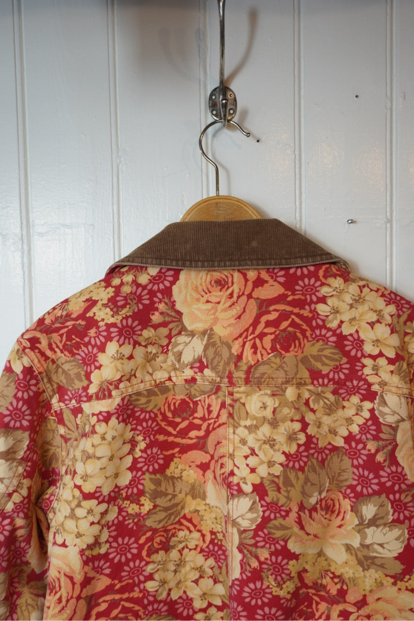 Blommig vintagejacka – L.L.Bean