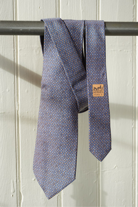 Hermès slips med geometriskt mönster