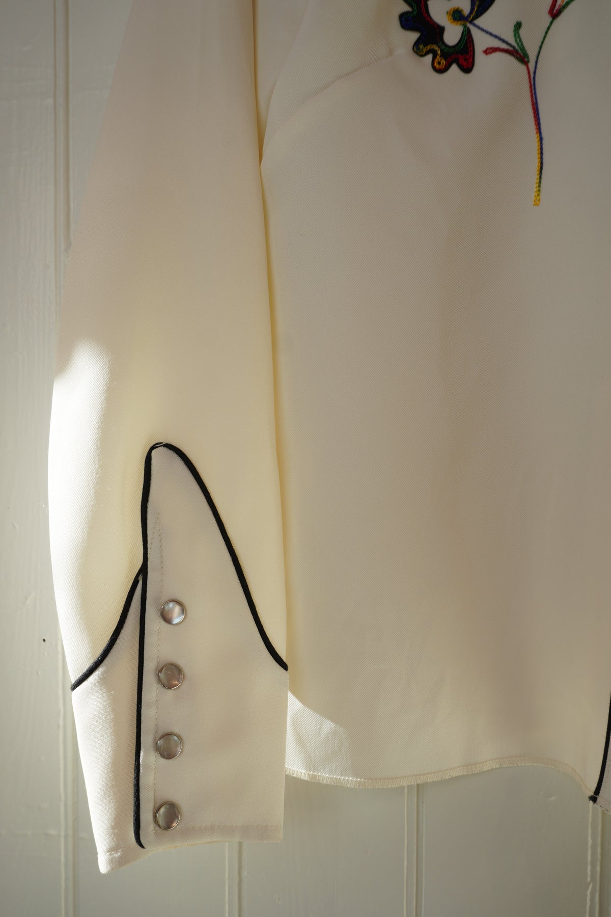 Broderad westernskjorta – H Bar C