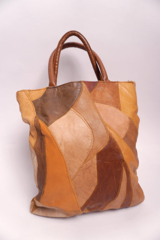 Skinnväska patchwork