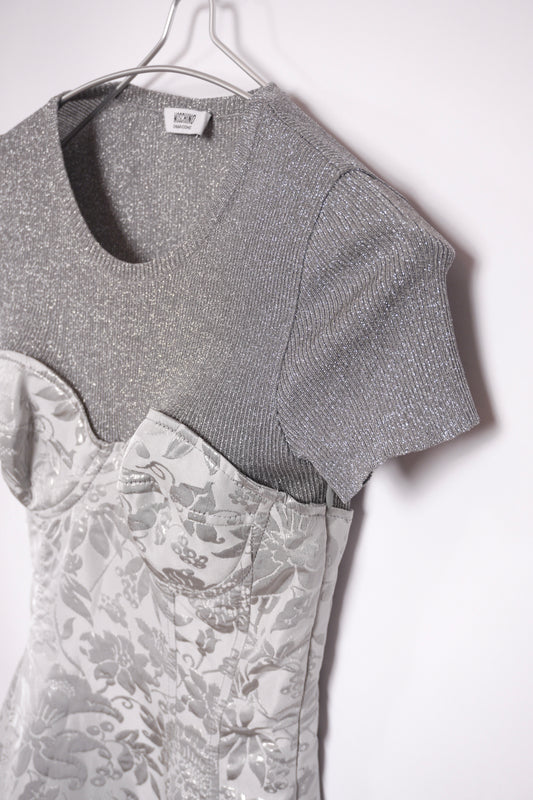 Moschino silver-klänning