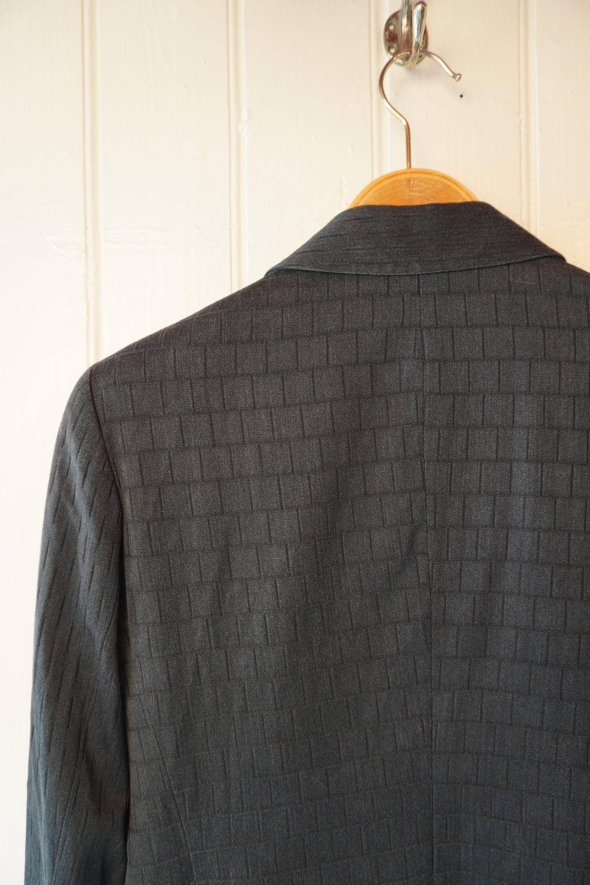 Vintage kavaj med strukturmönster – Escada