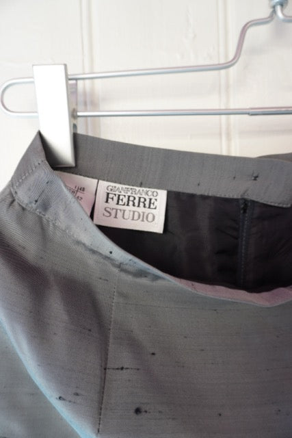 Vintage kjol i grått – Gianfranco Ferré