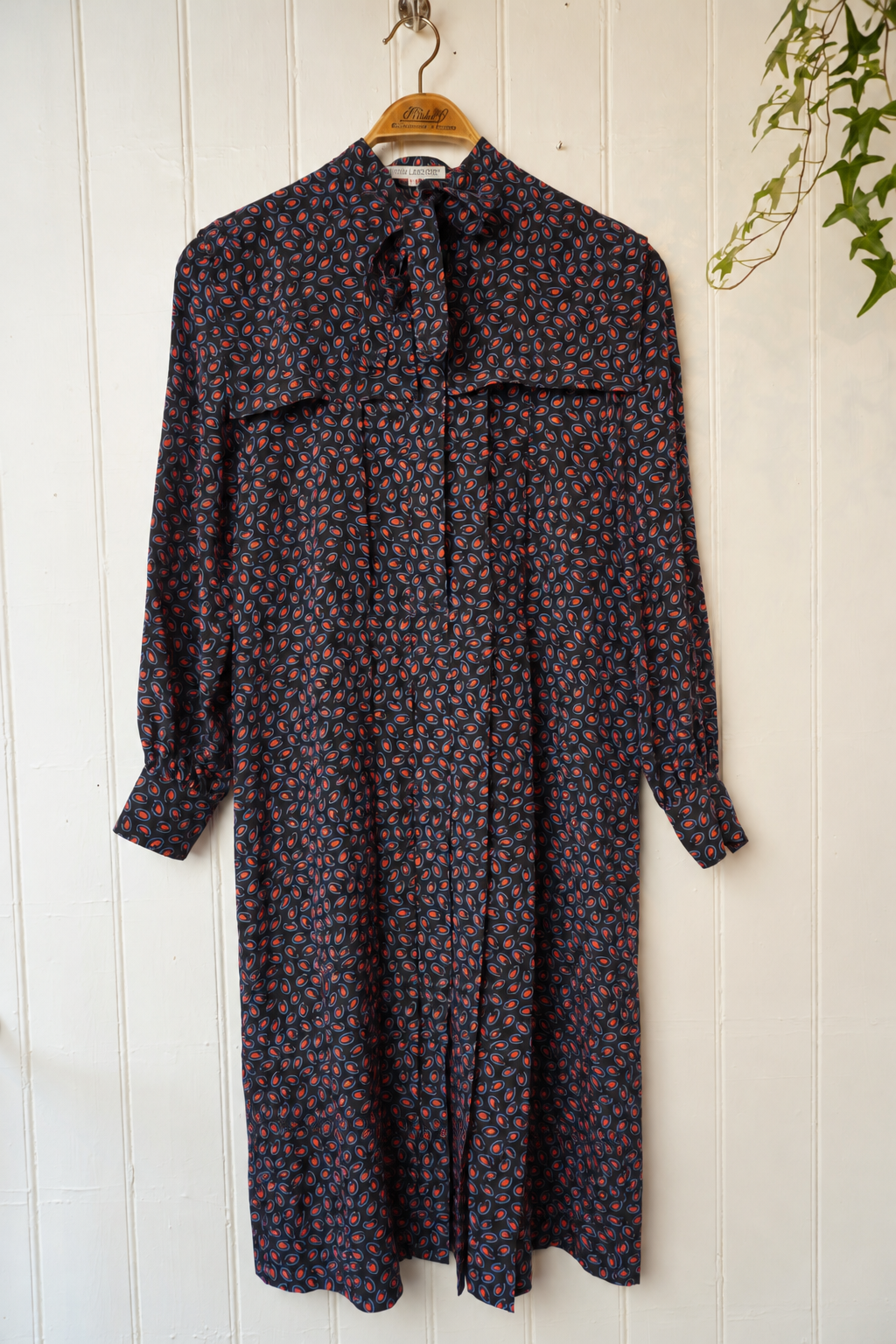 Guy Laroche vintage klänning med knyt
