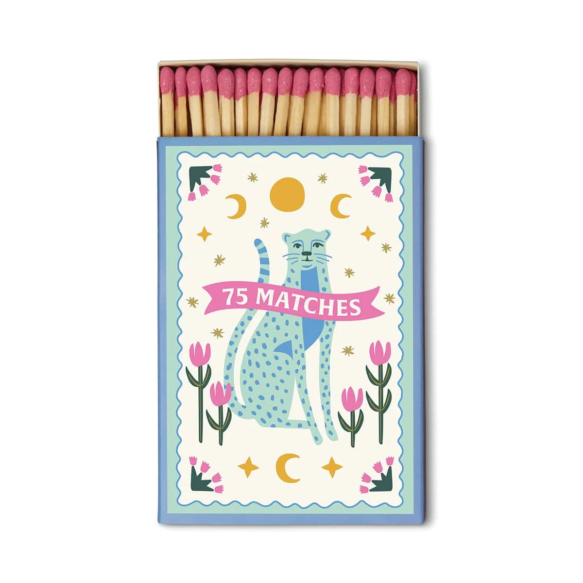 Tändsticksask - Blue Cheetah