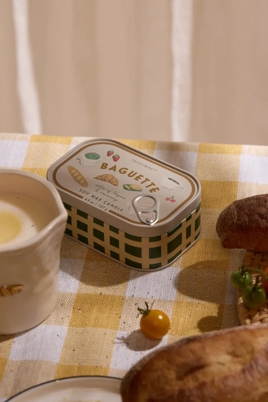 Doftljus i plåtask - Baguette