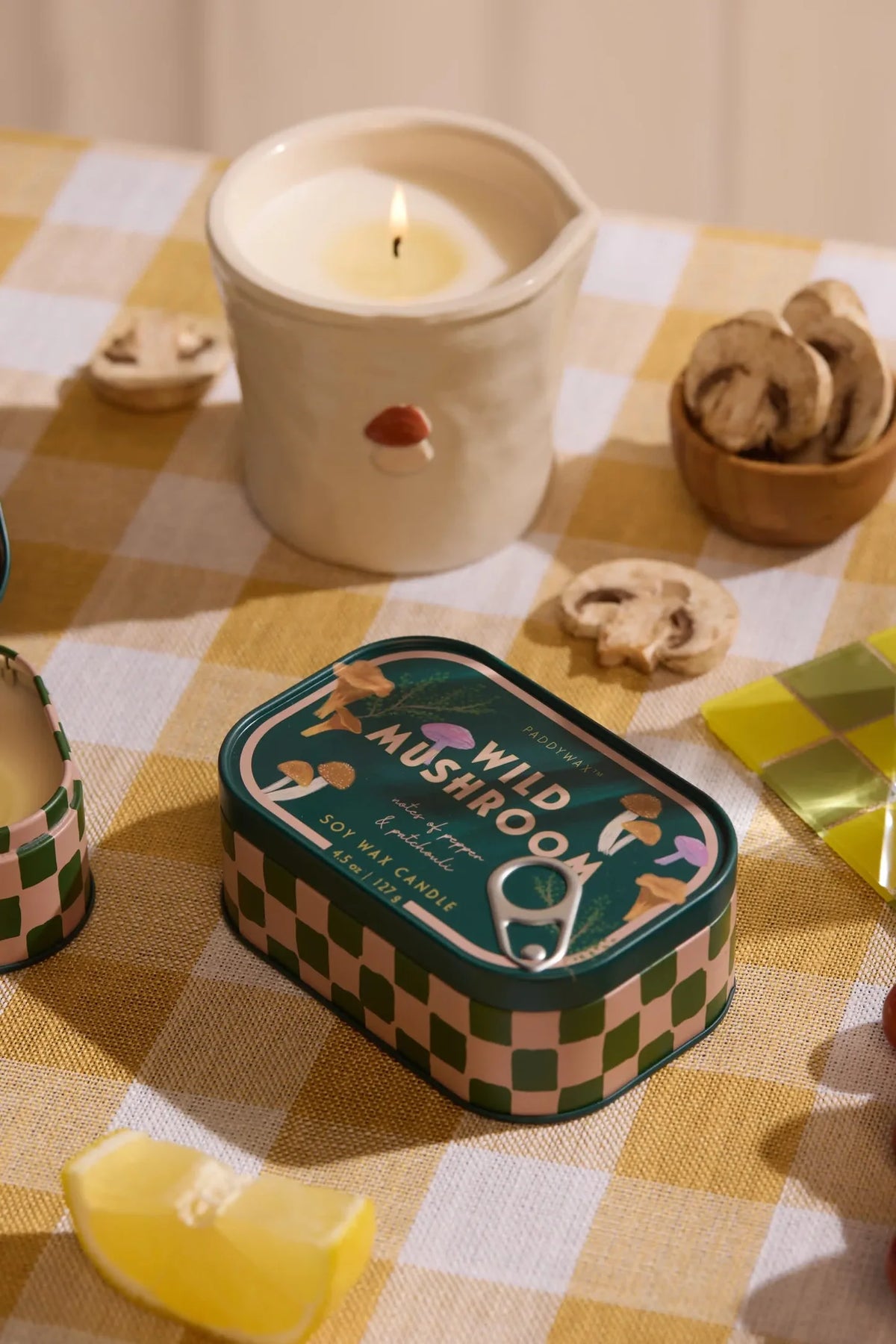 Doftljus i plåtask - Wild Mushroom