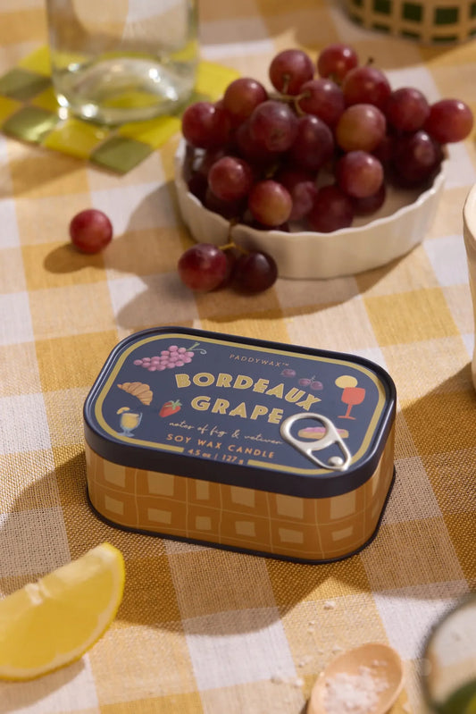 Doftljus i plåtask - Bordeaux Grape