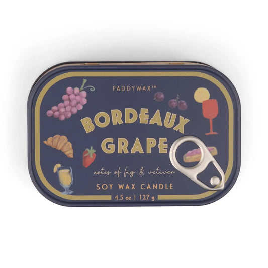 Doftljus i plåtask - Bordeaux Grape