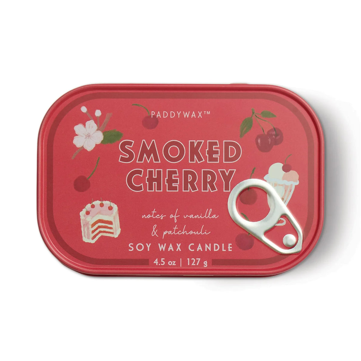 Doftljus i plåtask - Smoked Cherry