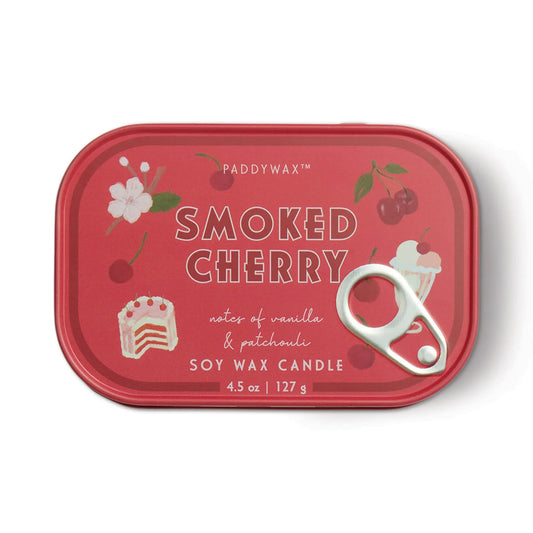 Doftljus i plåtask - Smoked Cherry