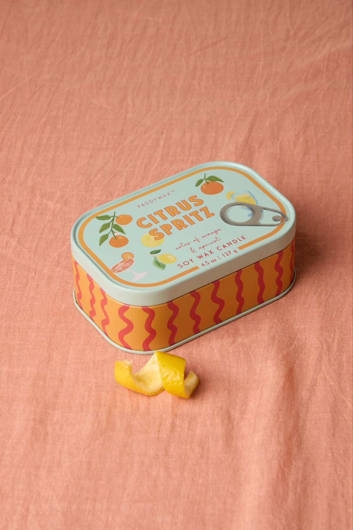 Doftljus i plåtask - Citrus Spritz