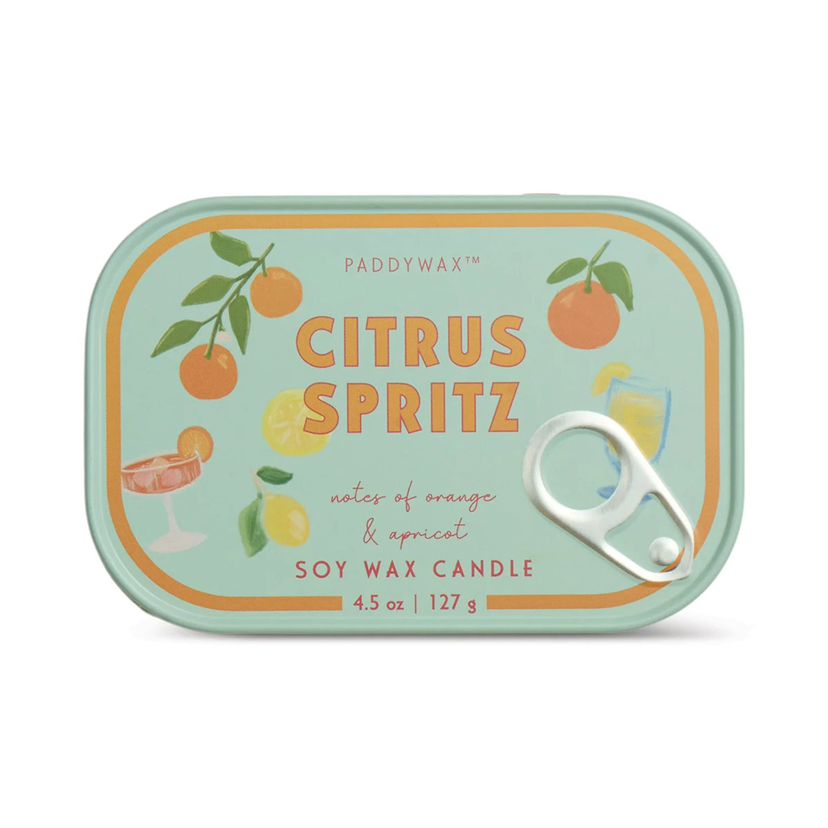 Doftljus i plåtask - Citrus Spritz