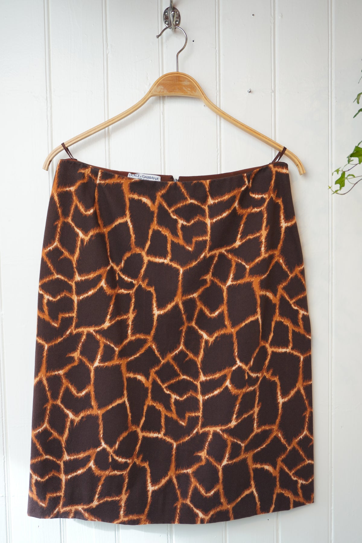 Giraffmönstrad kjol – Dolce & Gabbana