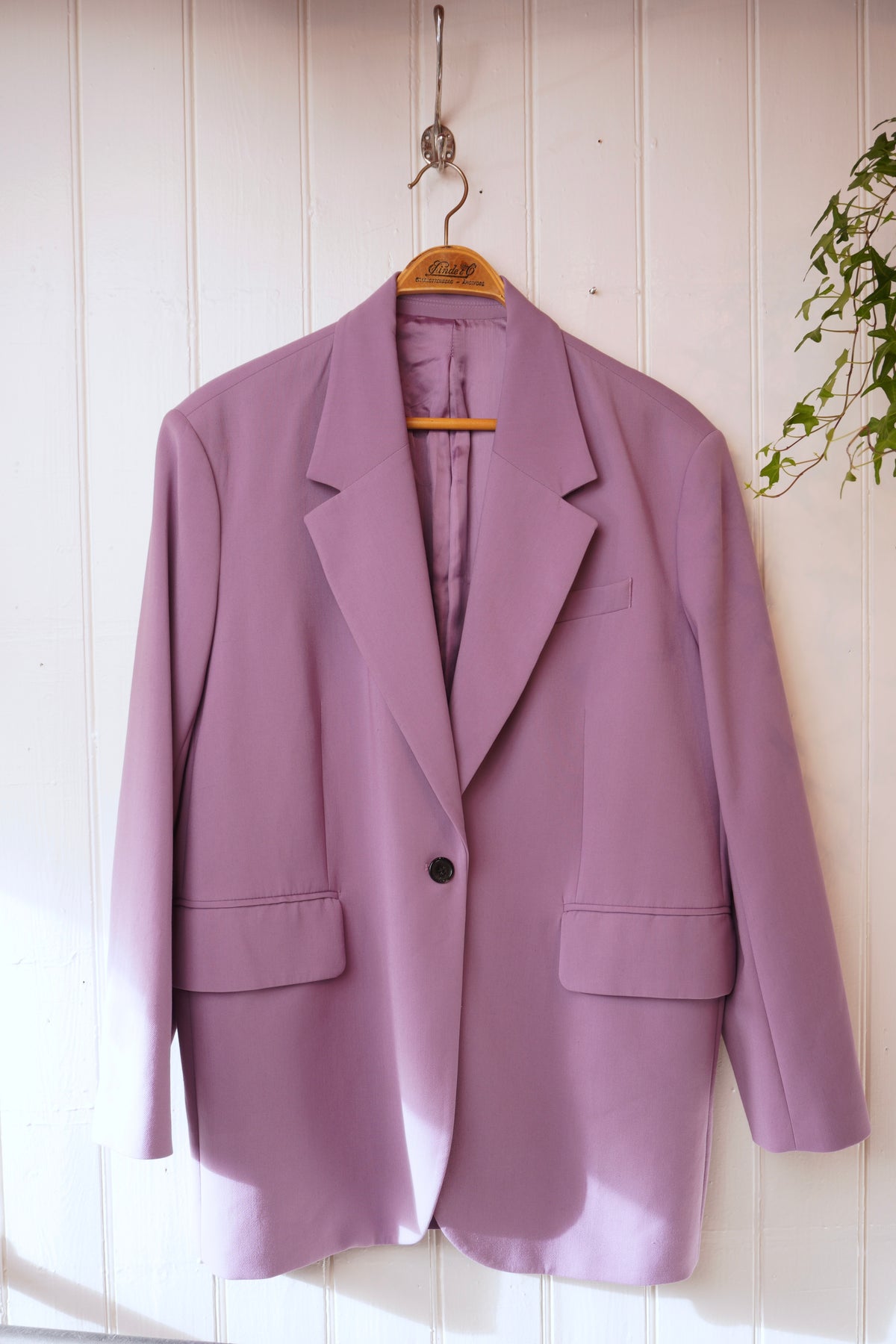 Syrenlila oversized kavaj – ARKET