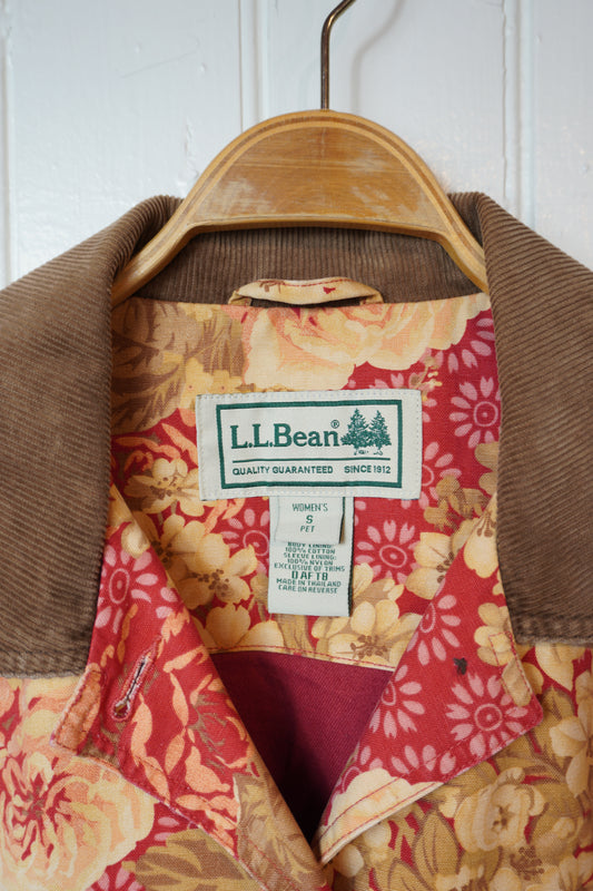 Blommig vintagejacka – L.L.Bean