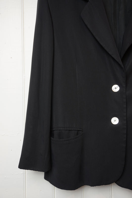 Svart vintagekavaj – Escada