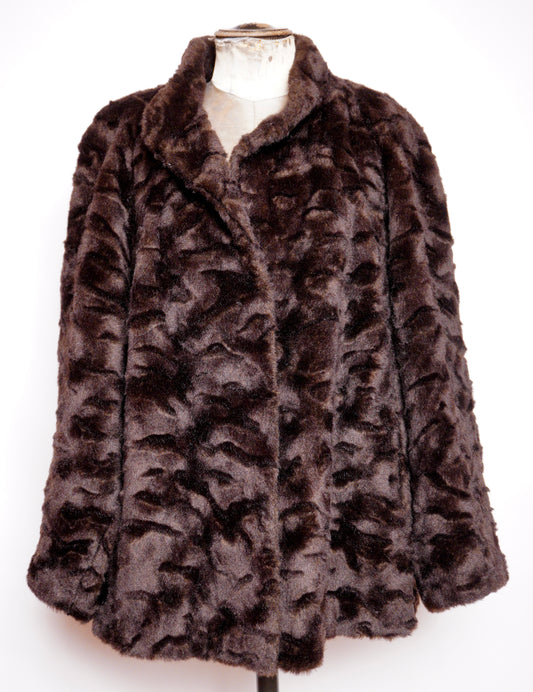 Fauxfur jacka