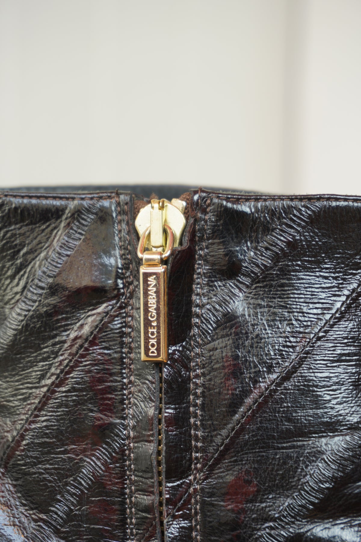 Stövletter i ålskinn – Dolce & Gabbana