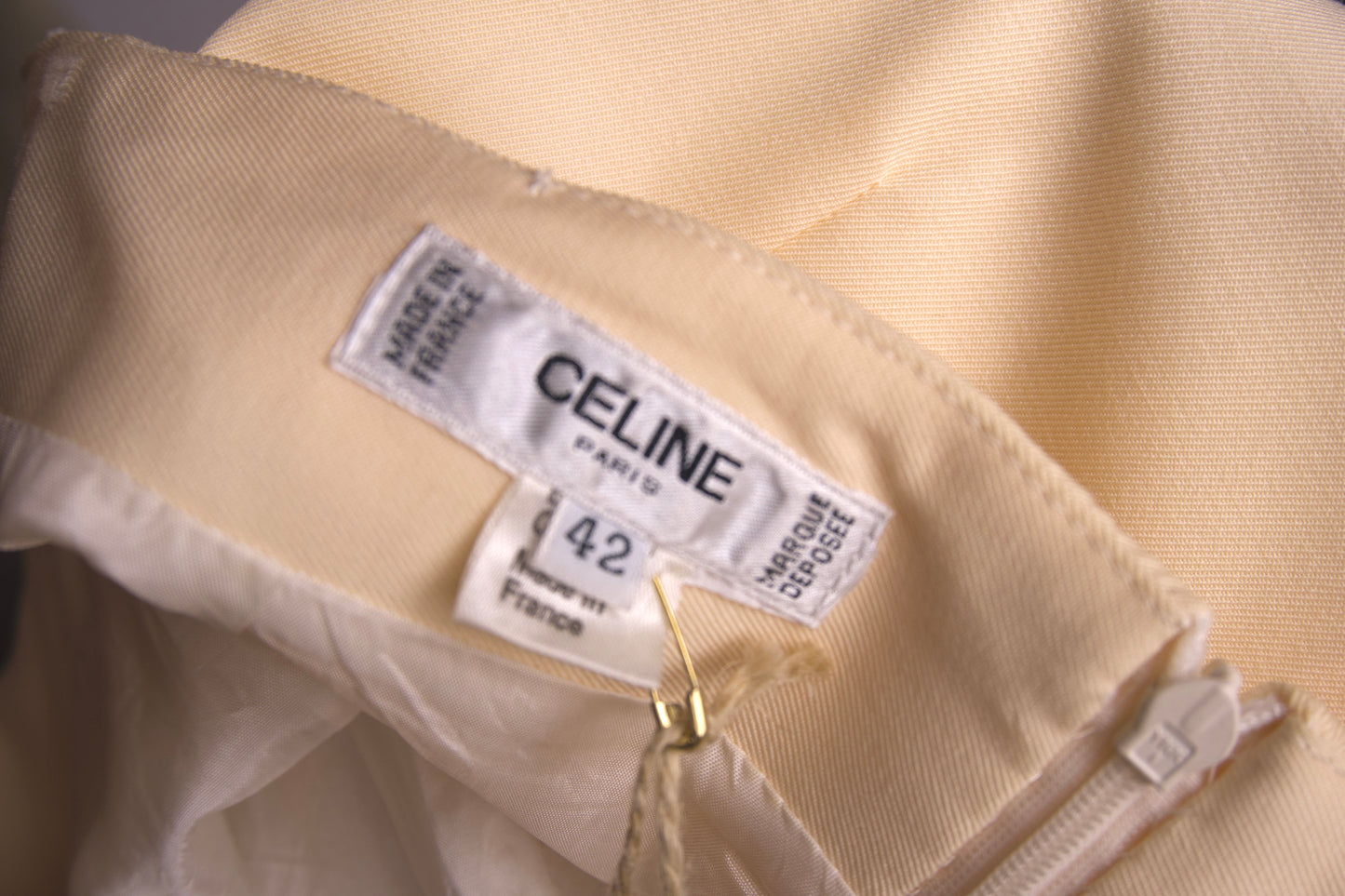 Celine – Kjol i bomull med minimalistisk silhuett