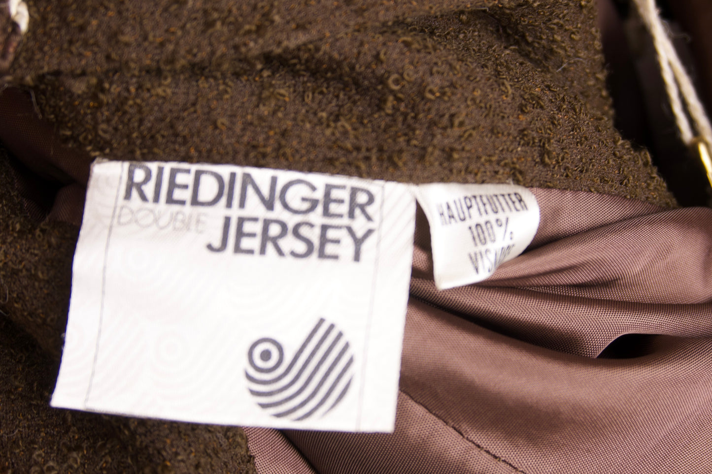 Riedinger Double Jersey – Klänning i strukturerad viskos