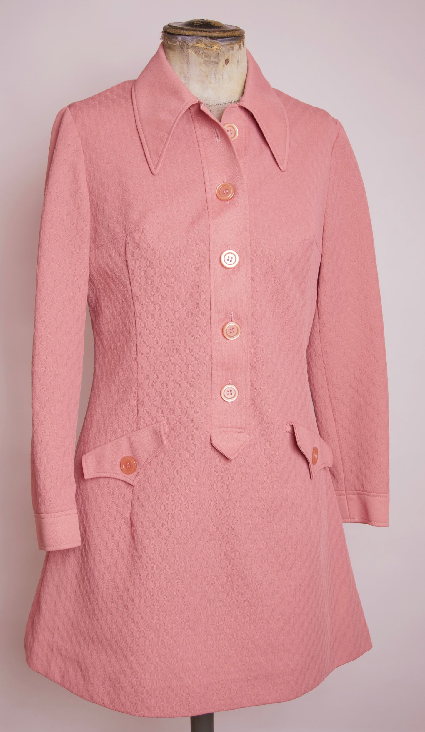 Rosa 60-tals klänning