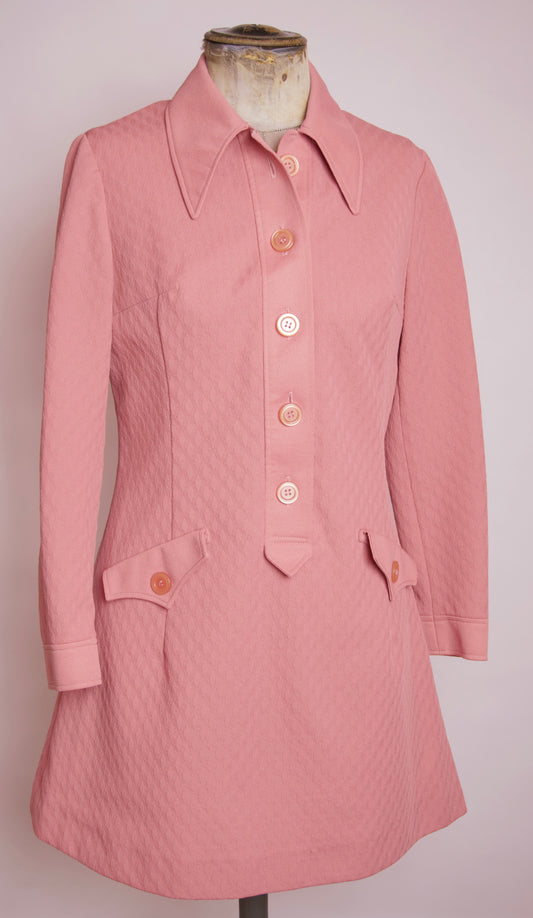 Rosa 60-tals klänning