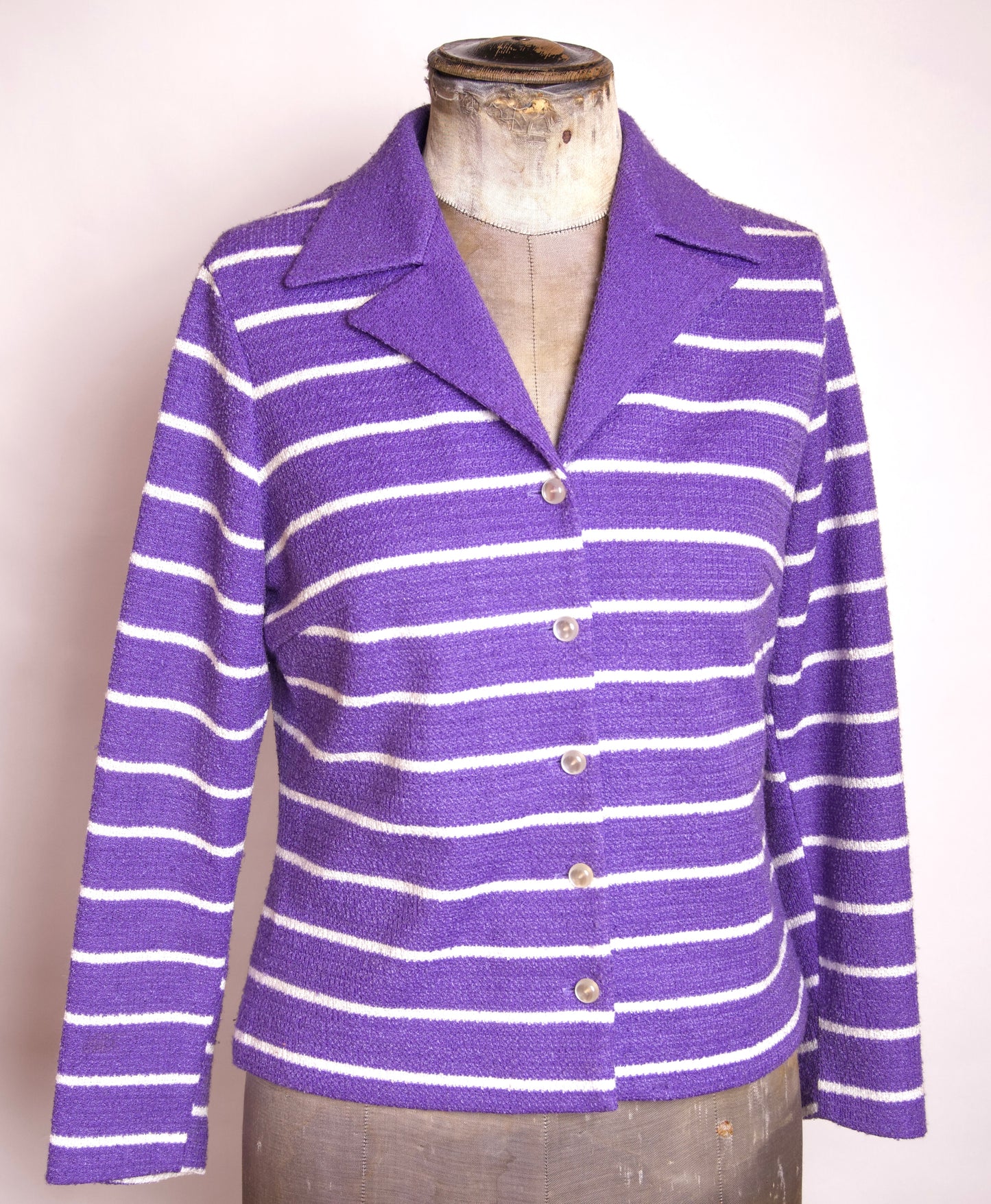 Randig kofta – vintage 70-tal, Made in Sweden