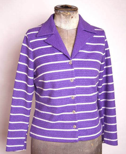 Randig kofta – vintage 70-tal, Made in Sweden
