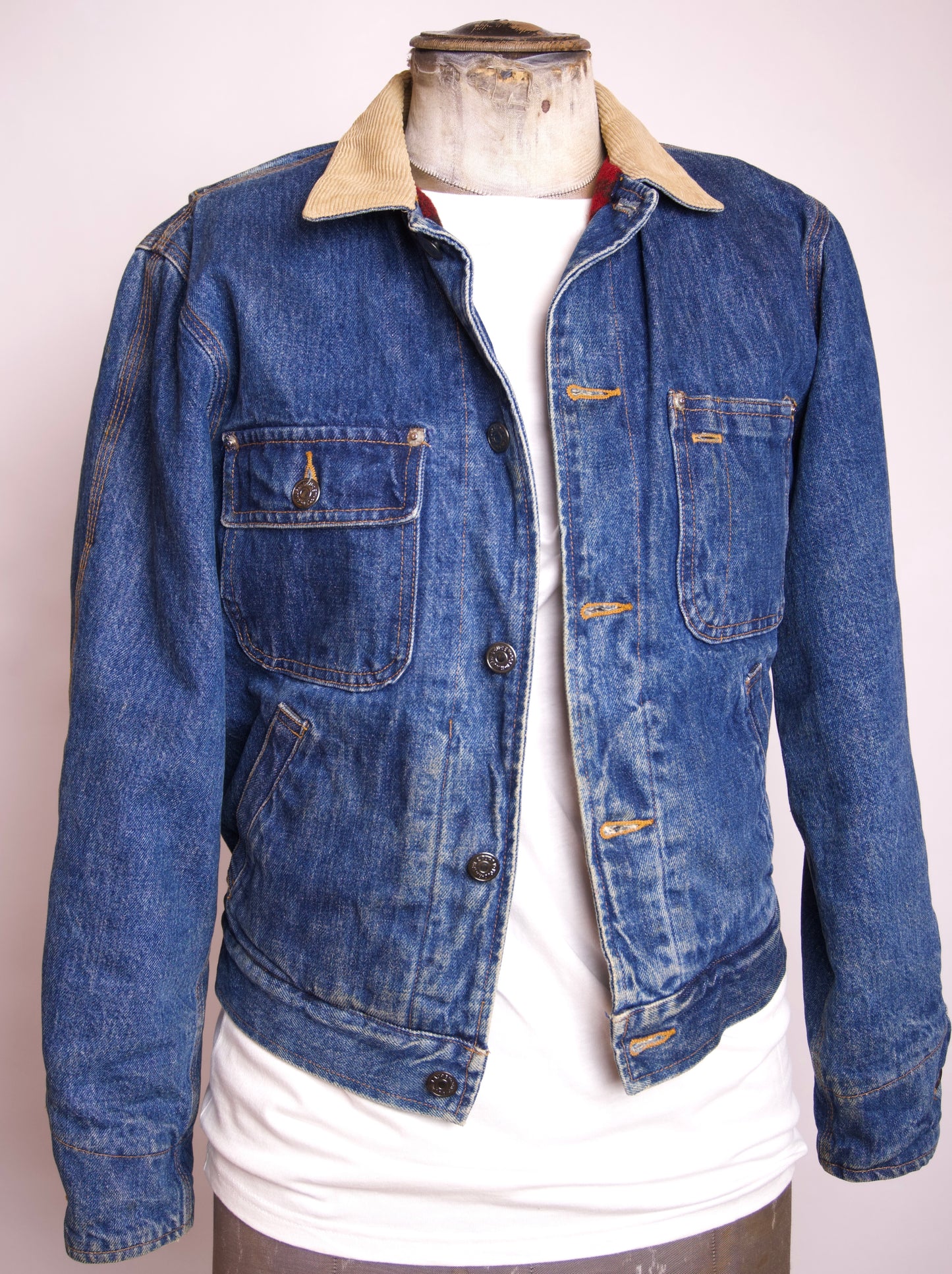 Polo Ralph Lauren fodrad jeansjacka – ikonisk vintage