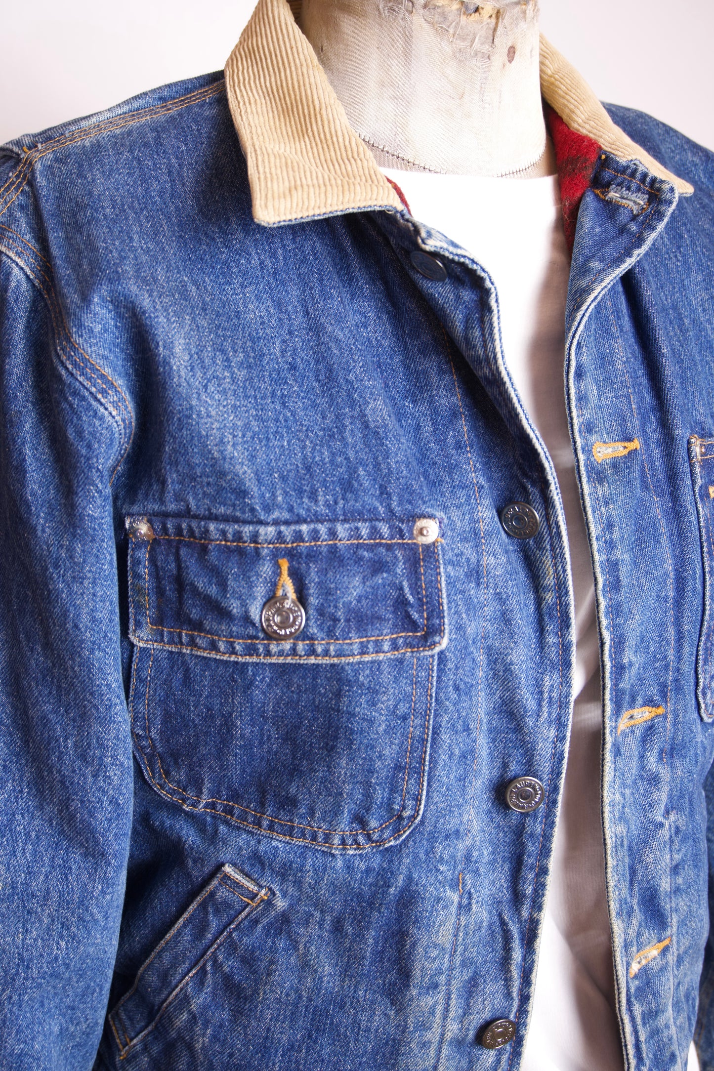Polo Ralph Lauren fodrad jeansjacka – ikonisk vintage