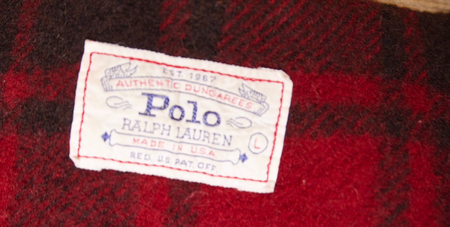 Polo Ralph Lauren fodrad jeansjacka – ikonisk vintage