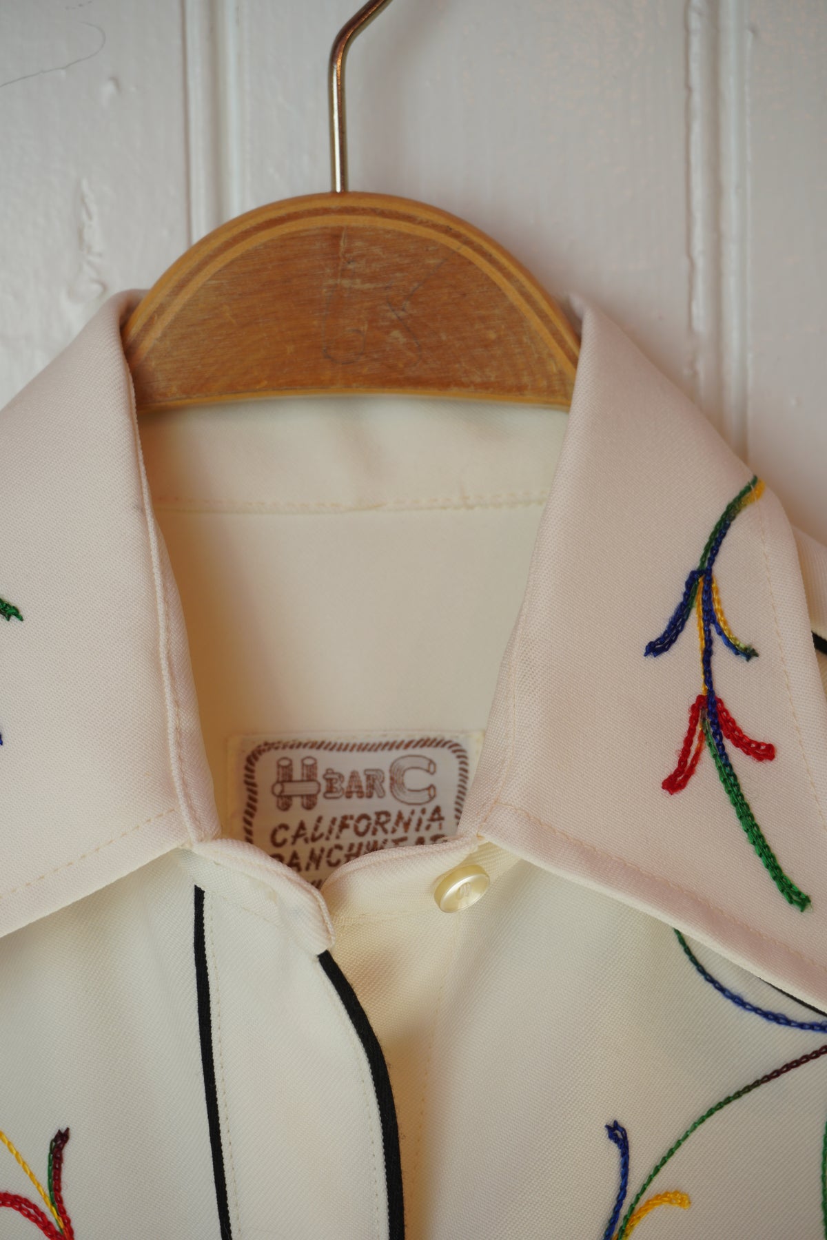 Broderad westernskjorta – H Bar C