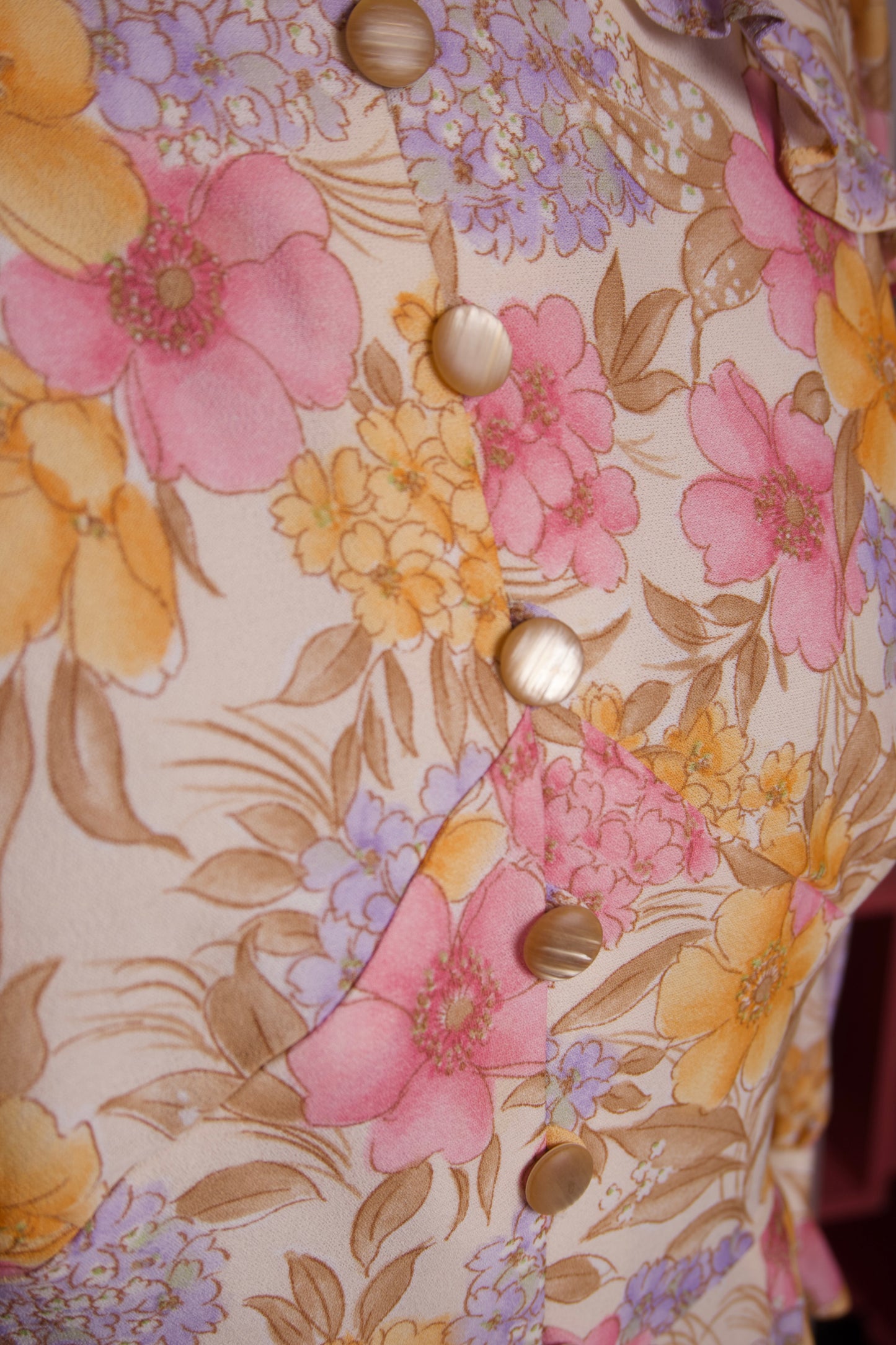 Klänning 70's – blommig & romantisk