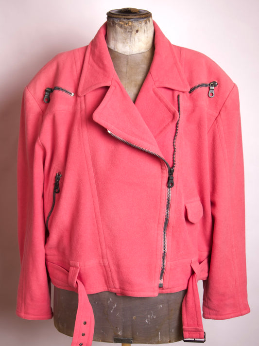 Vintage Mondi bikerjacka ullmix