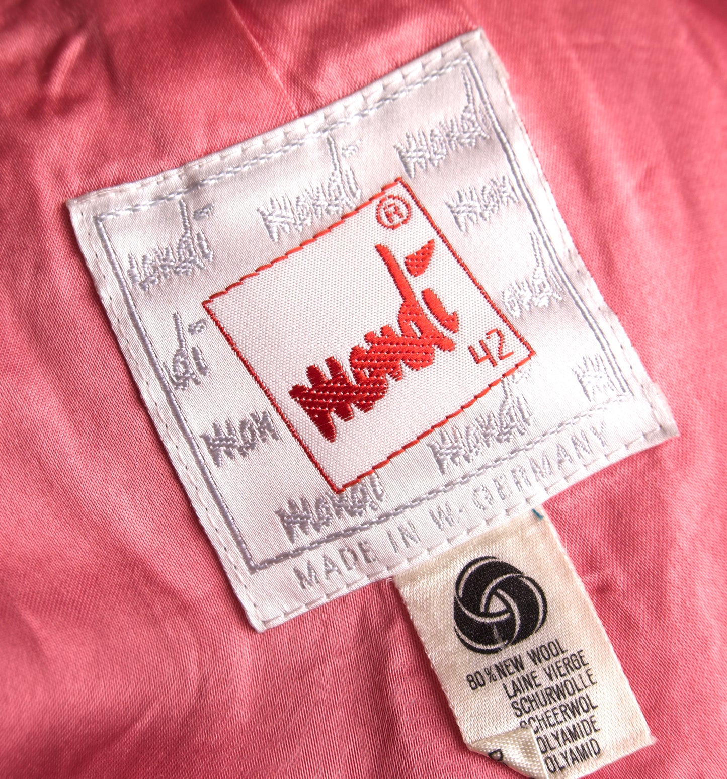 Vintage Mondi bikerjacka ullmix