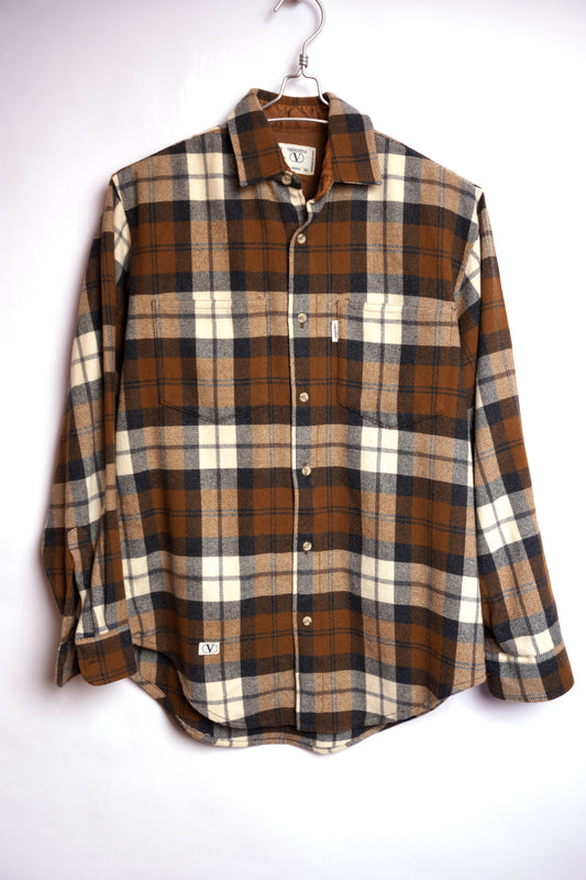 Valentino rutig skjorta – klassisk flanell
