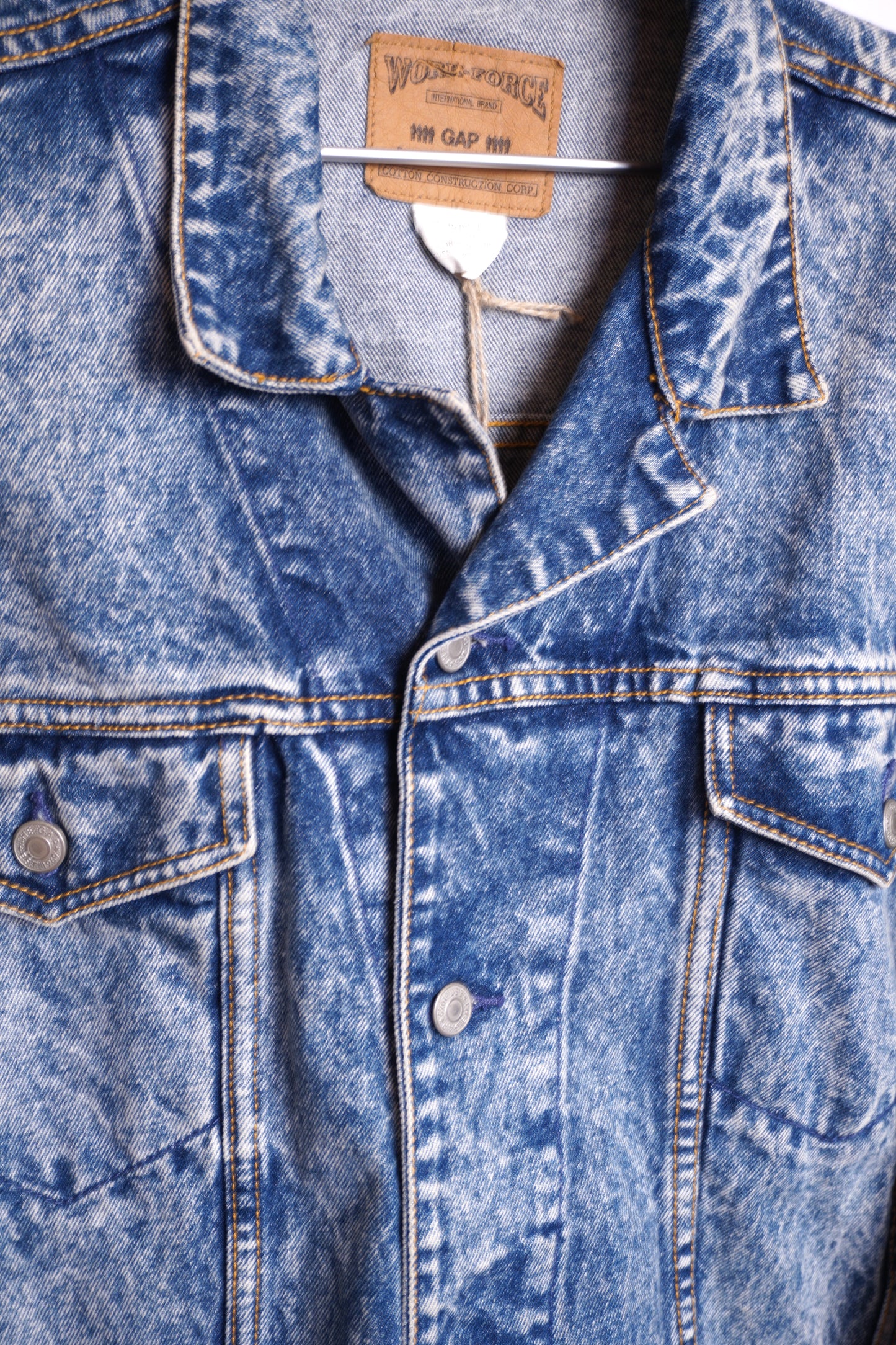 GAP Jeansjacka – 90-tal Acid Wash Denim Trucker