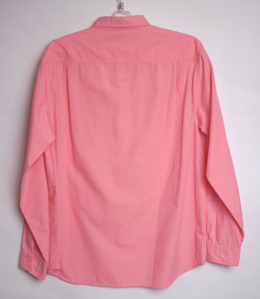 Le Shark Skjorta – Rosa med Broderade Detaljer