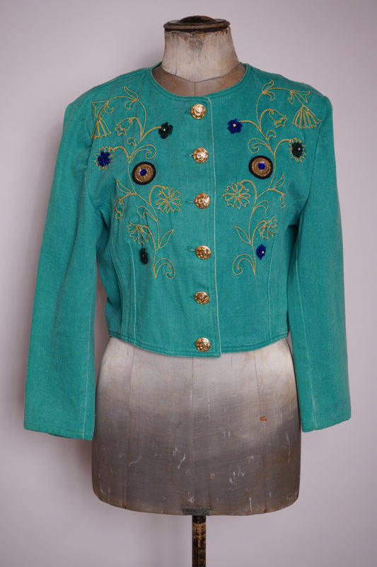 Kort jeansjacka från Mondi