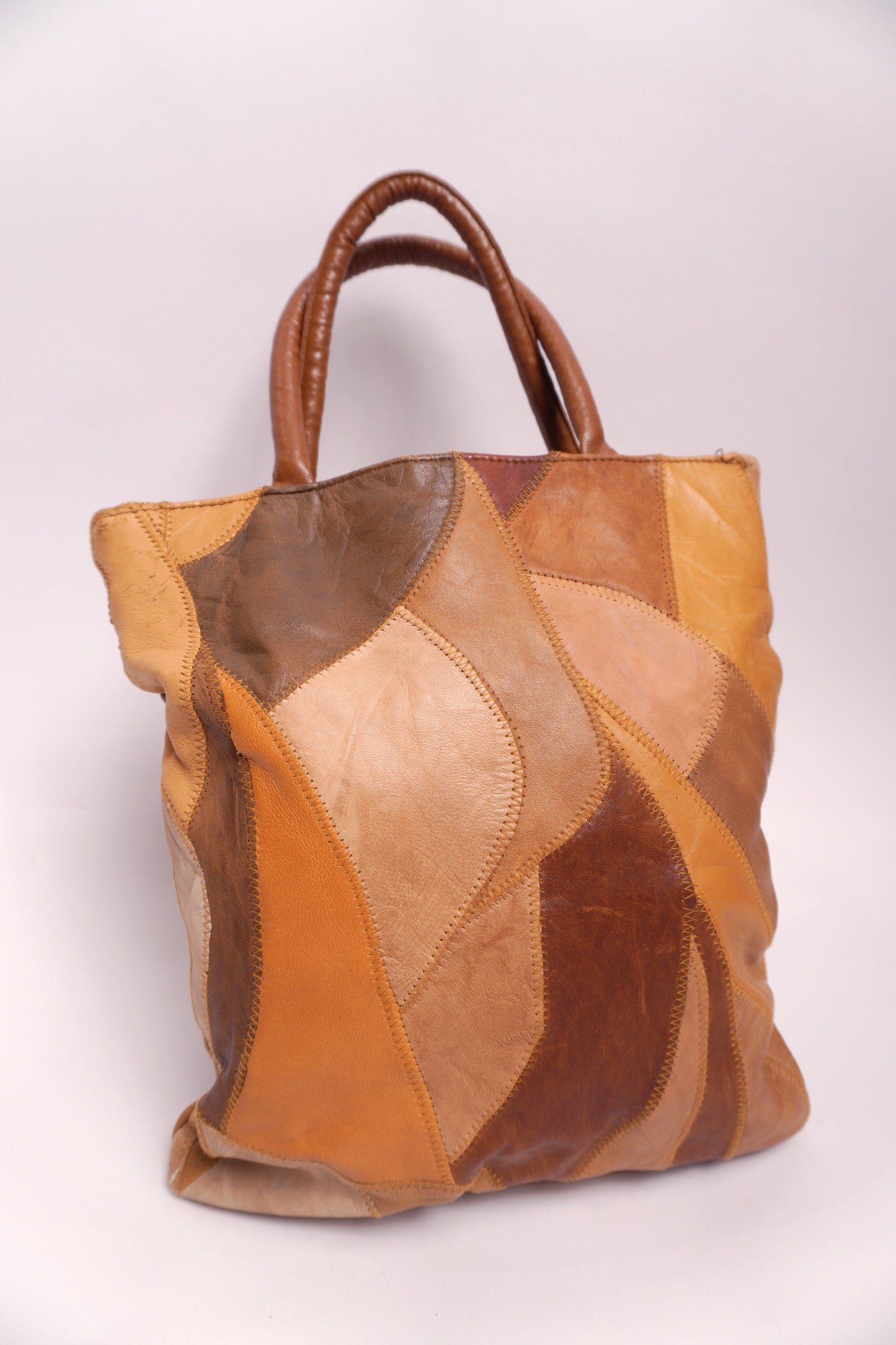 Skinnväska patchwork