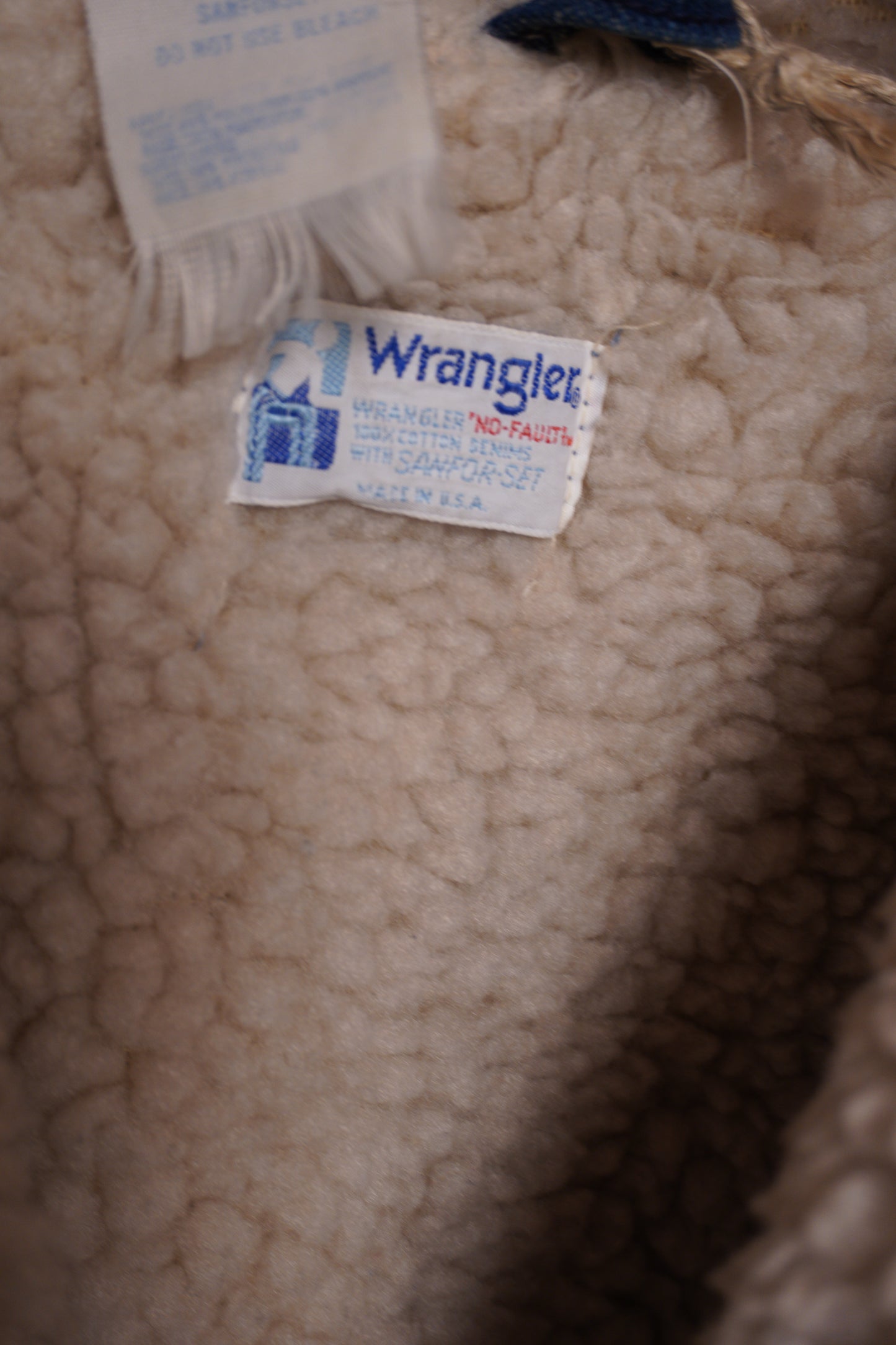Wrangler jeansjacka, sherpa