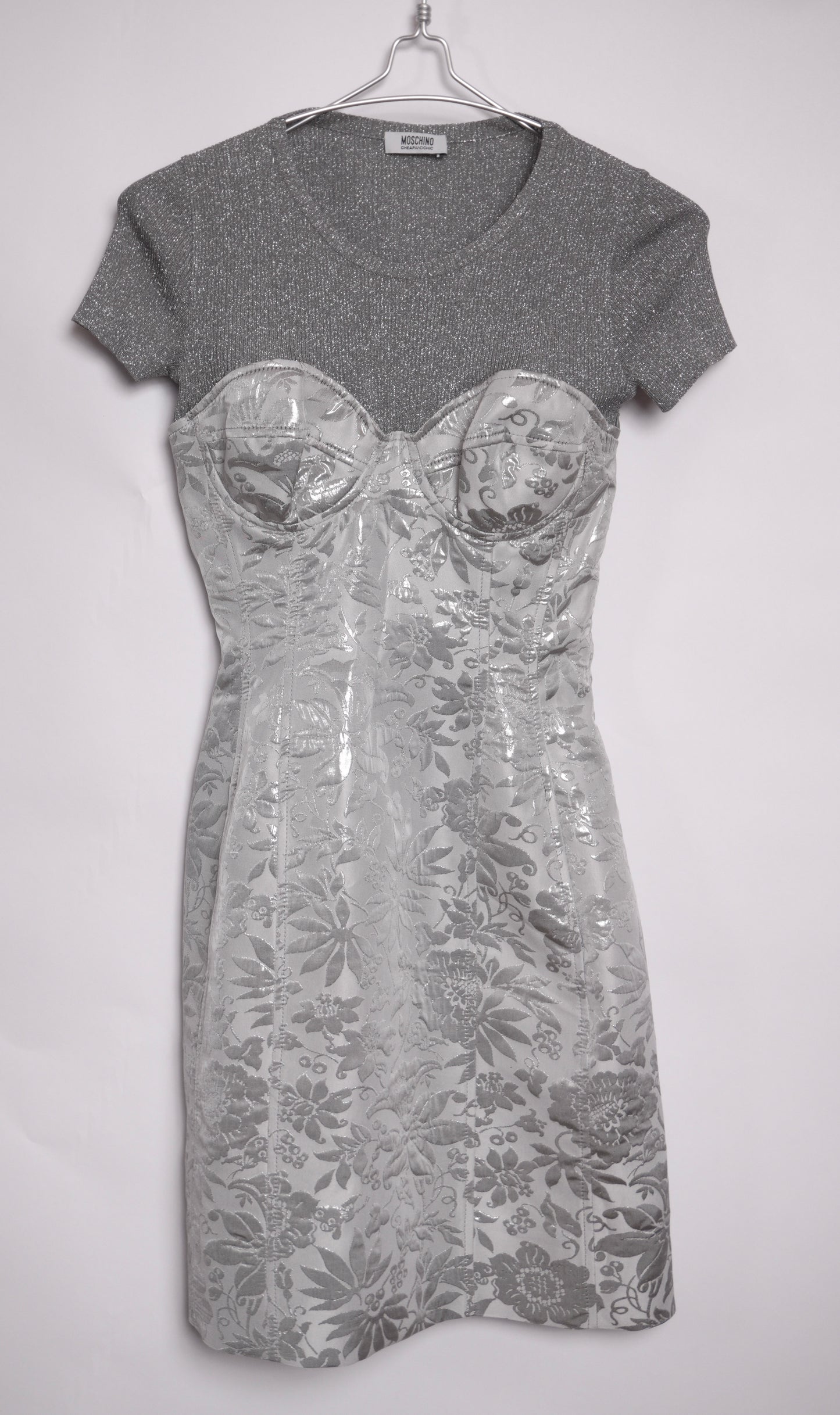 Moschino silver-klänning