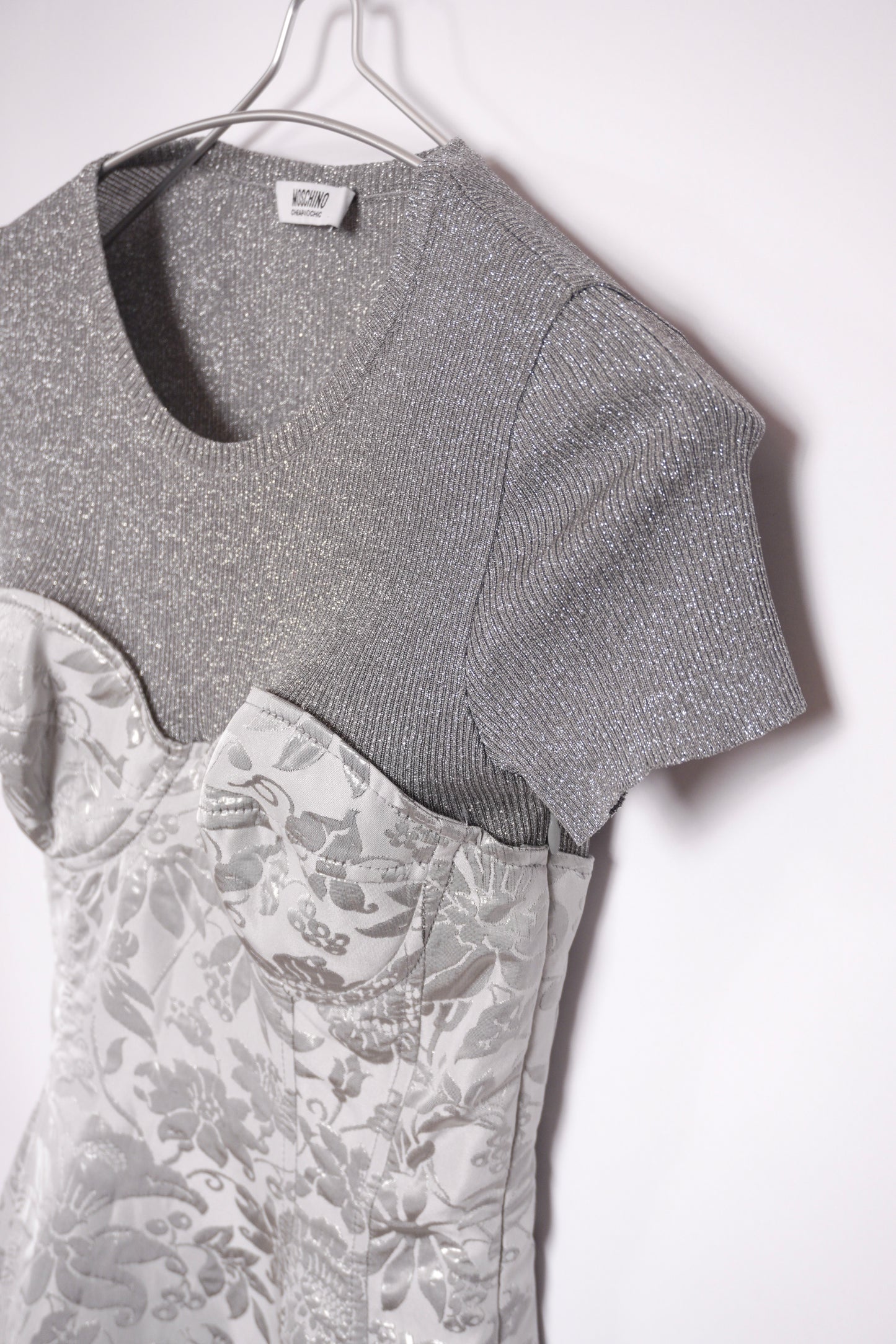 Moschino silver-klänning