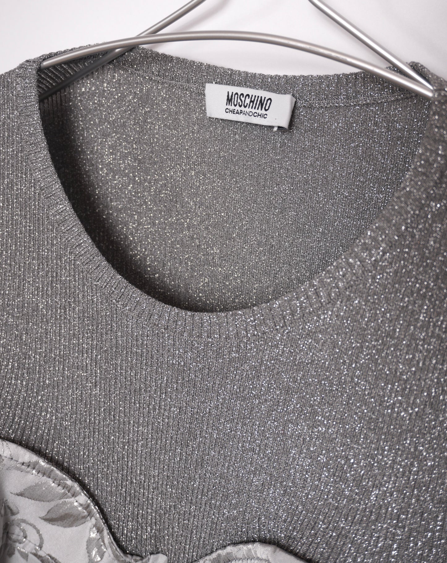 Moschino silver-klänning