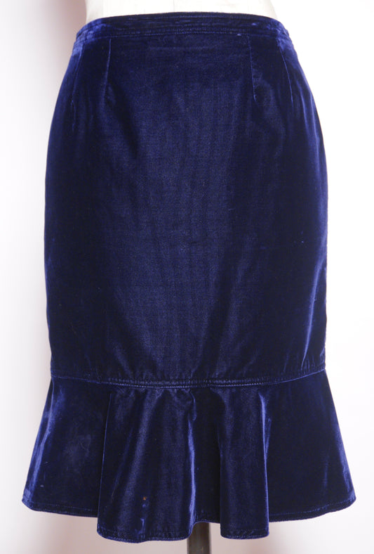 Yves Saint Laurent sammetskjol