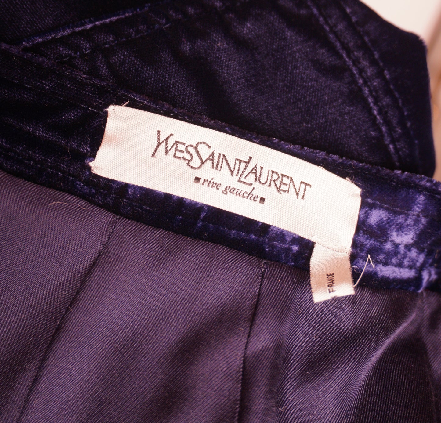 Yves Saint Laurent sammetskjol