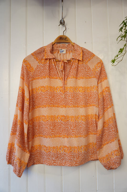 Blommig vintageblus – Dehå