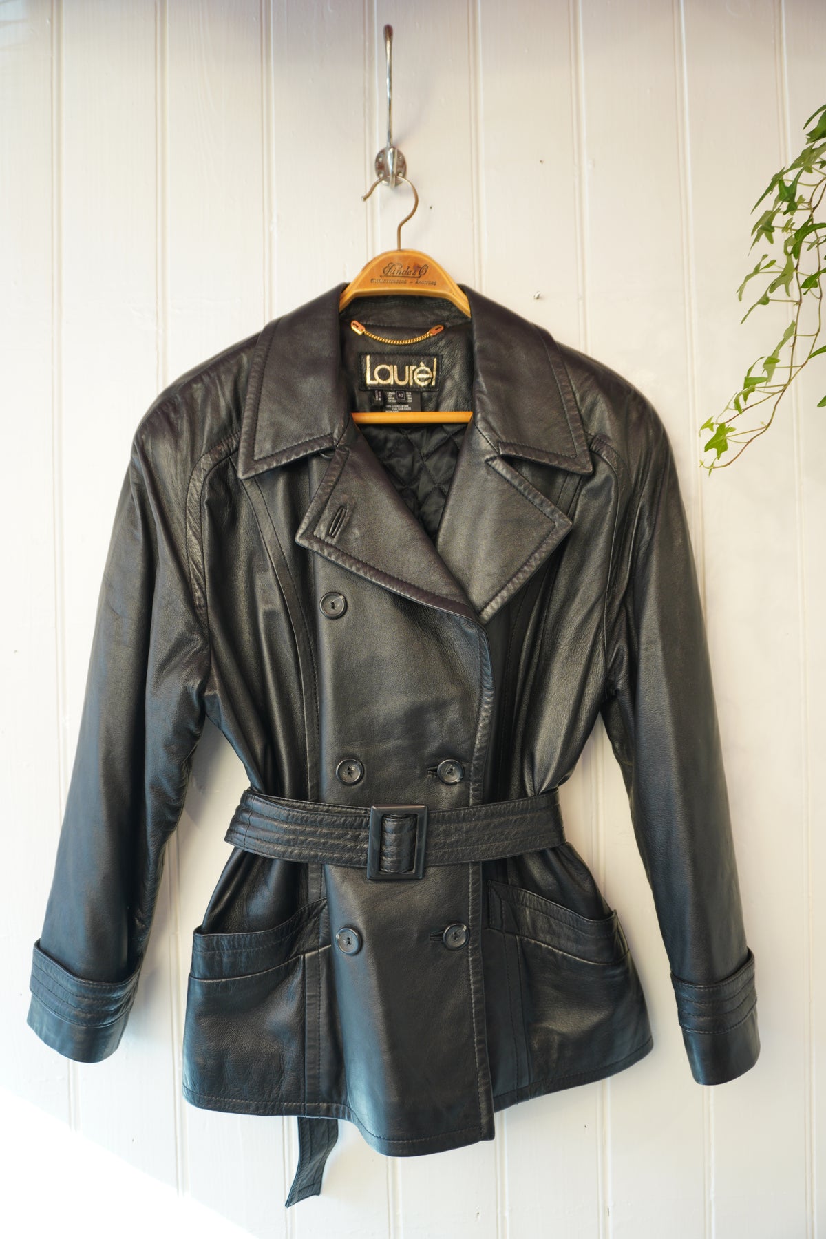 Vintage skinnjacka – Laurél