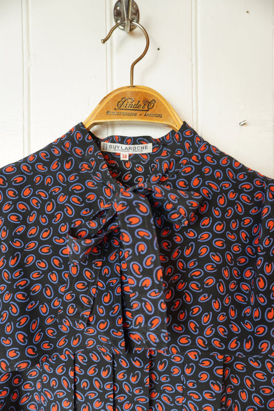 Guy Laroche vintage klänning med knyt